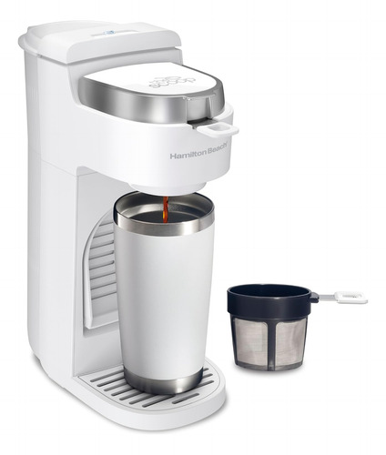 Hamilton Beach 47621 The Scoop Single Serve Coffee Maker & F