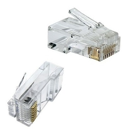 Conector Rj45 / Categoria 5 (10 Unidades)