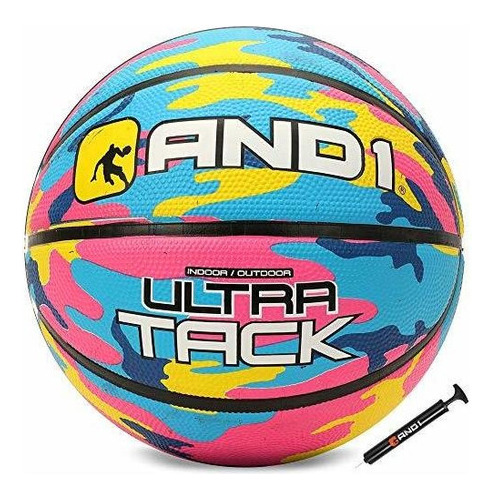 And1 Ultra Grip Advanced Premium Rubber Basketball (inflado)