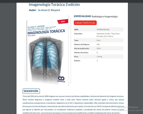 Imagenología Torácica 3 Ed