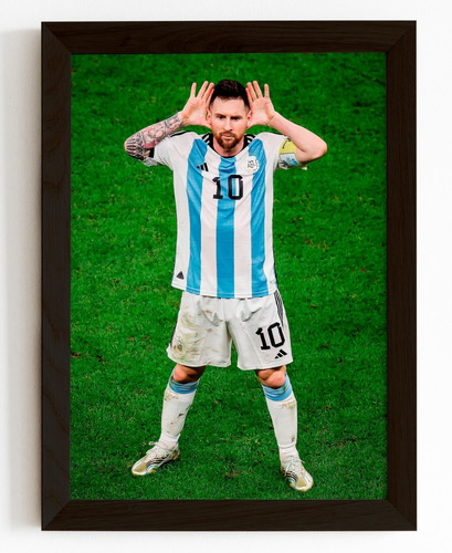Cuadro Messi Topo Gigio Seleccion Argentina - Madrid Deco
