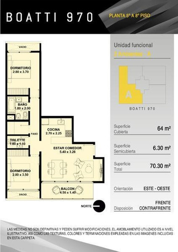 Departamento En Venta, Morón, Dos Ambientes Con Balcón- Excelente Proyecto.