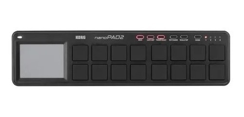 Mini Controlador Midi Usb Black Korg Nano Pad2