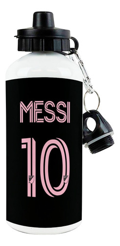 Botella Deportiva - Messi Inter Miami Negra
