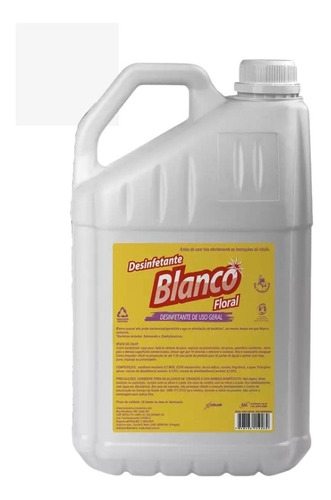 Desinfetante Concentrado Limpeza Pesada 5 L Blanco Floral