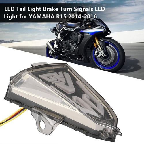 Luces Led De Giro Y Freno P/motocicleta Yamaha R15 2014-2016
