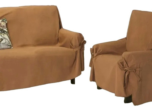 Funda Cubre Sillones 1 De 2 Cuerpos + 2 De 1 Cuerpo Sw. Home