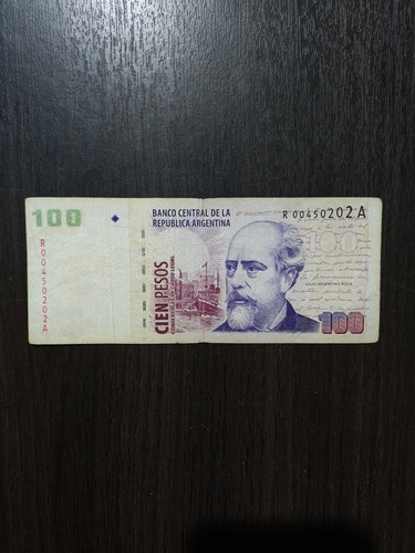 Reposición Billete Convertible $100 Roca Con Leyenda (Usado)