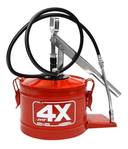 Bomba Manual Para Graxa 4kg Hydronlubz Vermelho Hl-4 8487