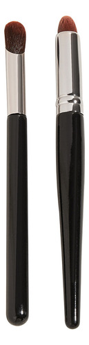 L Combo De 2 Brochas De Maquillaje De Nailon Con Mango De