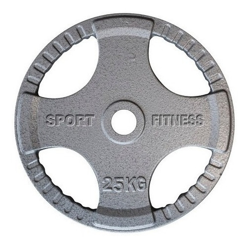 Disco Pesas Olímpico 2 Pulgada Con Agarres 25kg Sportfitness