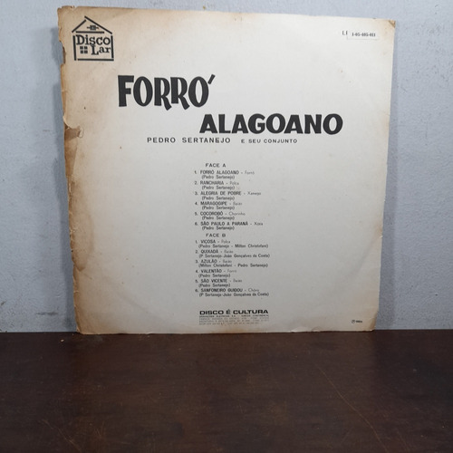Imagem 2 de 8 de Vinil Lp Pedro Sertanejo Forró Alagoano O Rei Do Forró
