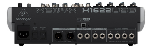 Mesa De Som Behringer Xenyx X1622 Usb C/ Efeitos Saida Aux.