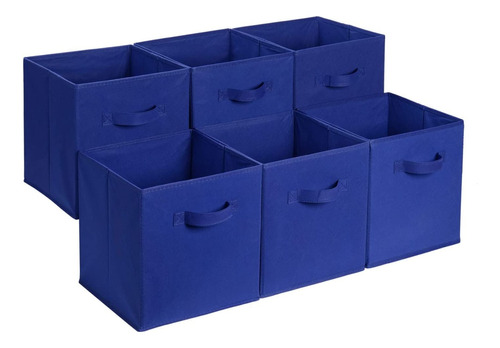 Cubos Organizadores Plegables De Tela 13x13x13 Paquete De 6 