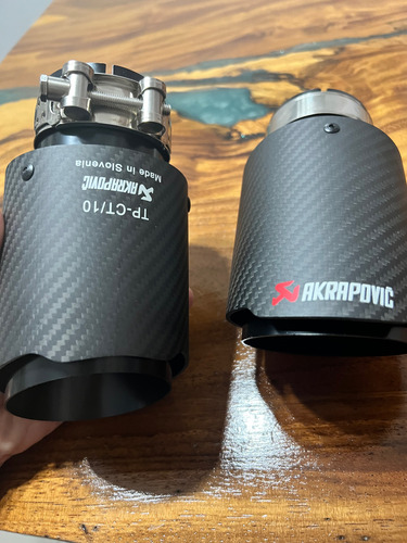 Puntas De Escape Fibra De Carbon Akrapovic Mate Remus Hks Negro