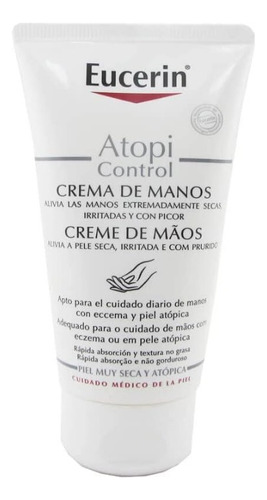 Eucerin Atopicontrol Crema De Manos Piel Seca 75ml