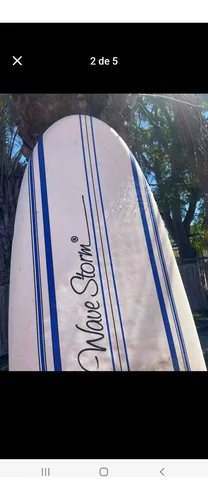 Tablon De Surf Whavestrom 7 Pies Bien Ancho Muy Floton Blanco (Usado)