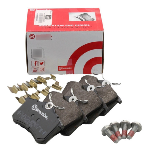 Imagen 3 de 8 de Balatas Traseras Beetle Golf Jetta A4 Clasico Brembo Ceramic