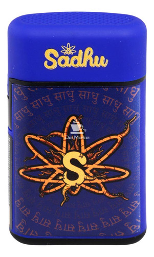 Caixa De Isqueiro Maçarico Sadhu Octopus Azul