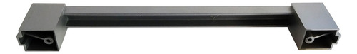 8 Puxador 192mm Rack Criado Mudo Cômoda Gavetas Móveis Prata Fosco Lisa