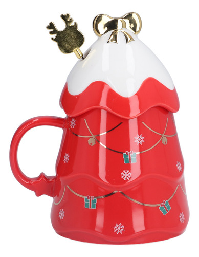Taza De Café Roja De Cerámica, 500 Ml, Gran Capacidad, Para
