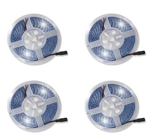 Tira Led De 5 Mts 50w Con 600 Luces Led De Color Azul 4 Pack