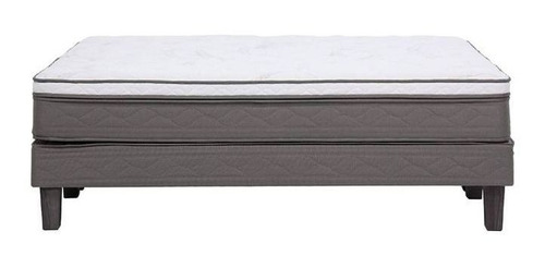 Imagen 2 de 4 de Rosen Cama Europea New Style 6 2 Plazas Y Respaldo Ferrara