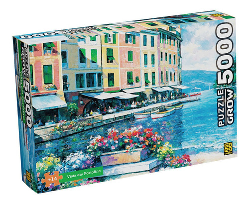 Puzzle 5000 Peças Vista Em Portofino