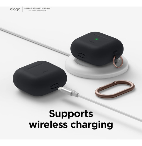 Funda De Silicona Elago Compatible Con AirPods 3 Con Mosquet