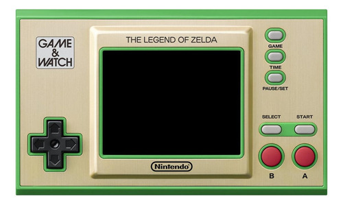 Nintendo Game & Watch The Legend of Zelda color  dorado y verde 2021