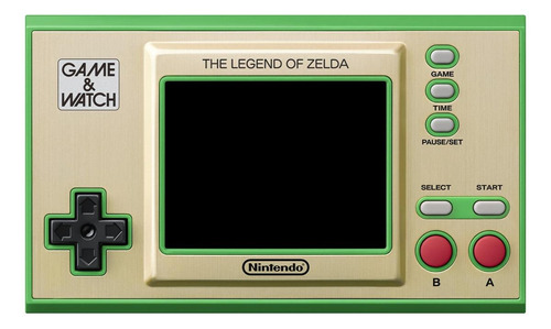 Nintendo Game & Watch The Legend of Zelda  color dorado y verde