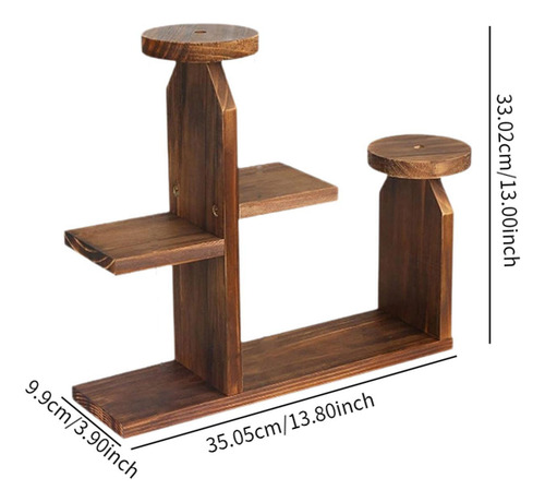 Soporte De Planta De Madera De Soporte De Macetas