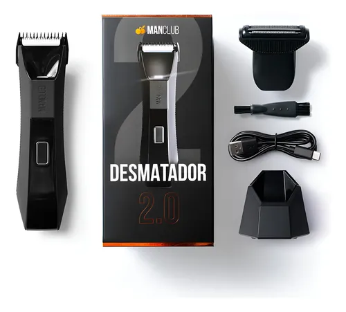 Desmatador 2.0 - Aparador Elétrico De Pelos - Manclub Cor Preto 127/220v