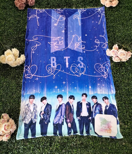 Frazada Viajera Flannel De Bts 160x105 Cm