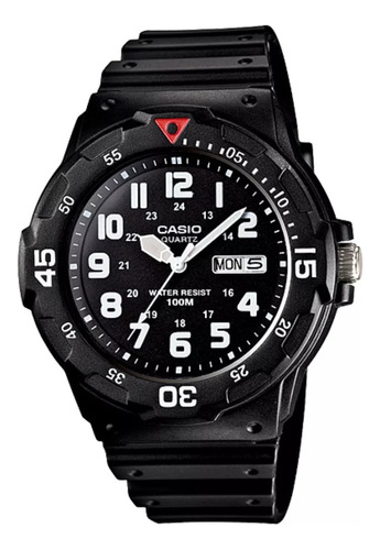 Reloj Casio Mrw-200h-1bv Calendario Wr100- Taggershop