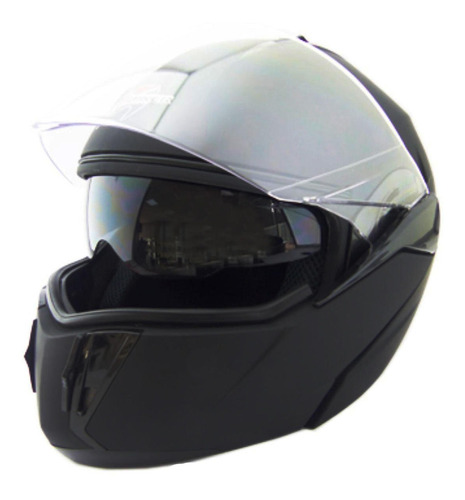 Casco Moto Pro-biker Certificado Con Lentes Negro