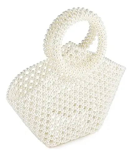 Bolsos De Embrague De Perlas Grandxii Para Mujer, Bolsos De