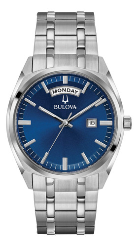 Bulova Reloj Clásico De Cuarzo Para Hombre Con 2 Manecilla.