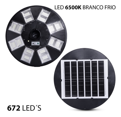 Refletor Solar 400w Luminaria Publica Holofote Prova D'agua