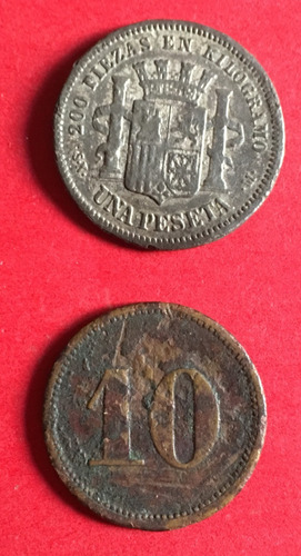 2 Monedas Falsas De Época, Fotos, Ne362