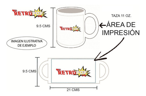 Taza Blanca 11 Oz / Ahh Real Monsters , M08 (1 Pz)