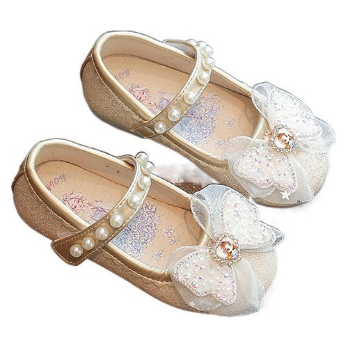 Zapatos Bailarina Niña Princesa Moda Cristal Fiesta