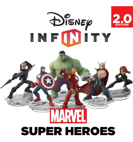 Disney Infinity Avengers 6 Figuras 6 Discos Y 1 Mundoó