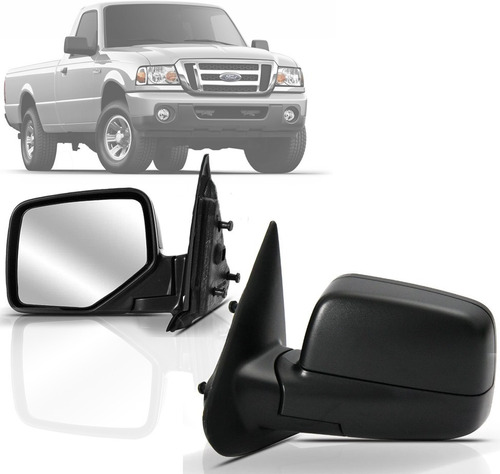 Retrovisor Capa Fixa Ford Ranger 2010 2011 2012 Elétrico