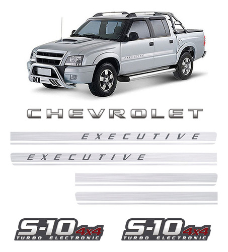 Kit De Faixas Chevrolet Executive S10 Turbo Eletronic 4x4