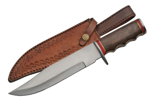 Cuchillo De Caza Szco Supplies Bowie Mango De Madera