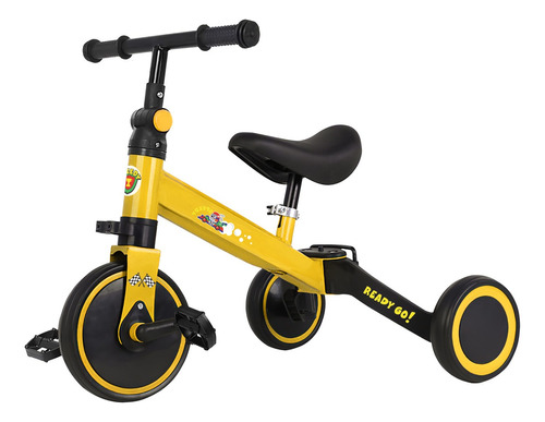 Triciclo 3 En 1 Para Niños Bicicleta Equilibro Con Pedales
