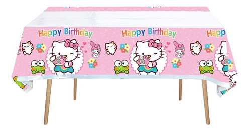 Art.fiesta Mantel Decoración Cumpleaños Cotillón Hello Kitty