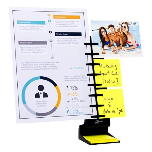 Notetower Escritorio Holder Pro Documento - 2 Page Soporte D