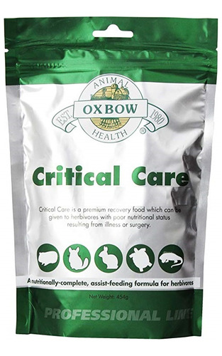 Oxbow Critical Care De 141gr Para Animales Herbívoros